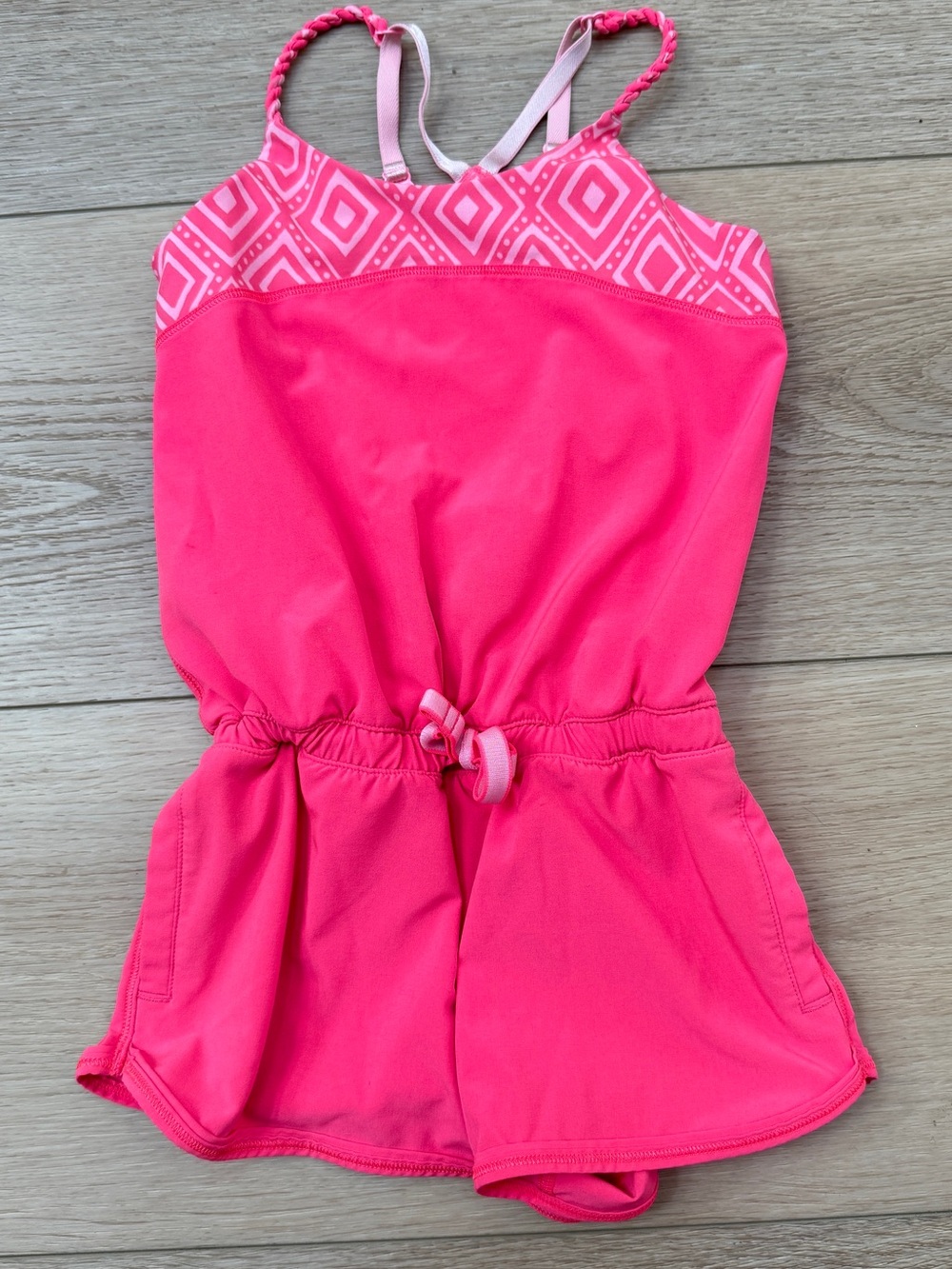 Ivivva Hot Pink Girls' Romper sz 4